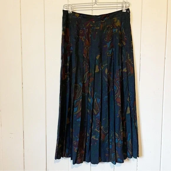 Mister Leonard Vintage Paisley Skirt and Top Set. Size 12. - Picture 11 of 12